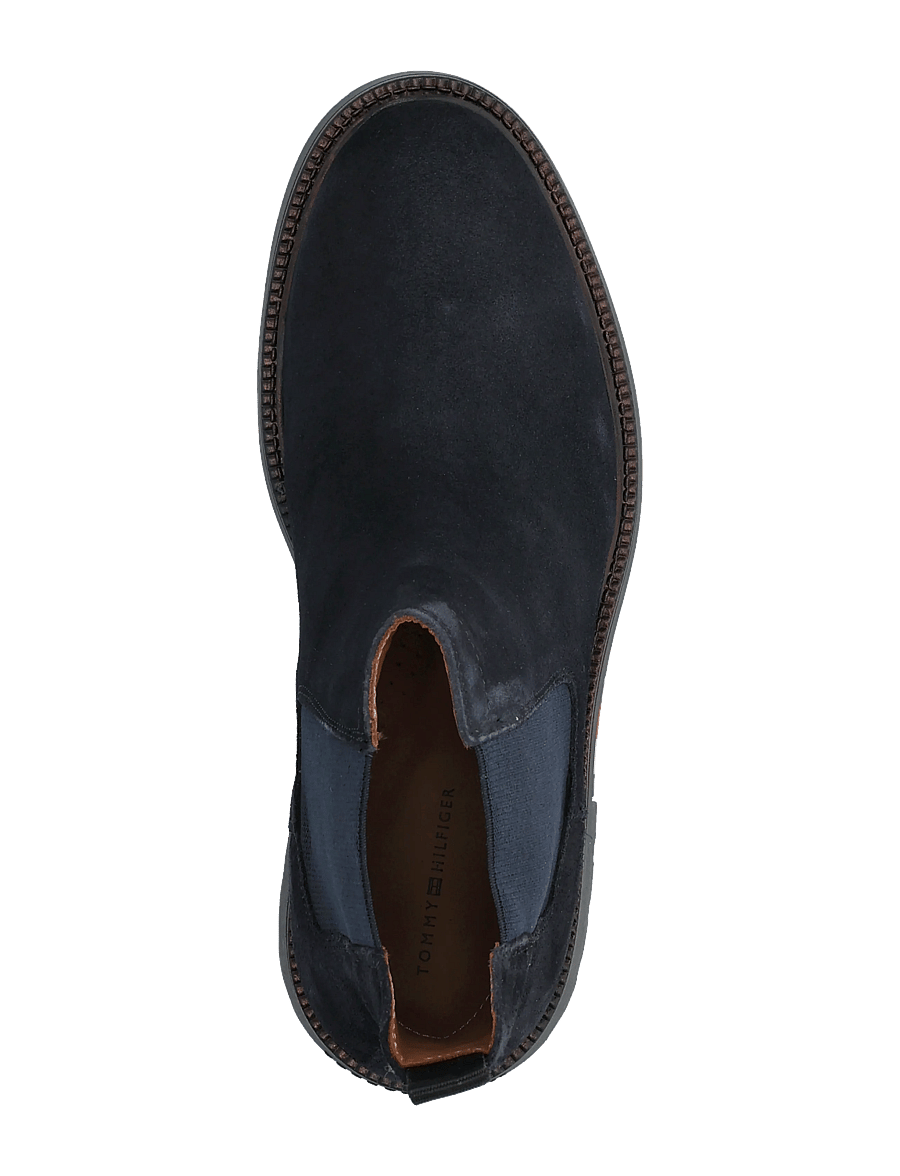 Tommy Hilfiger - CORPORATE CASUAL SUEDE CHELSEA - chelsea boots - navy blue - 3
