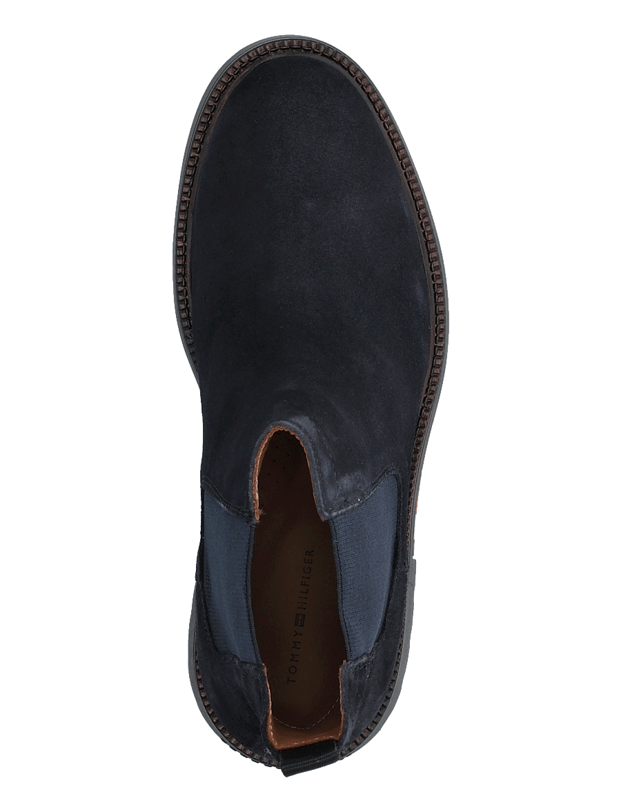Tommy Hilfiger - CORPORATE CASUAL SUEDE CHELSEA - chelsea boots - navy blue - 3