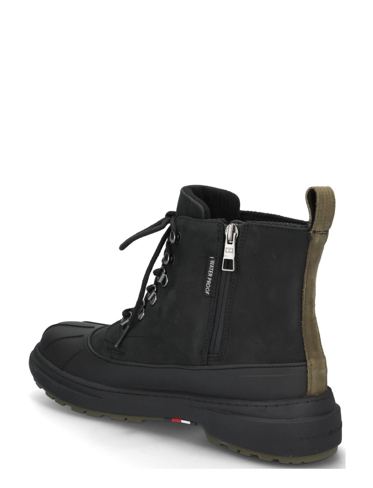 Tommy Hilfiger - OUTDOOR RUBBER LTH BOOT WPM - black - 1