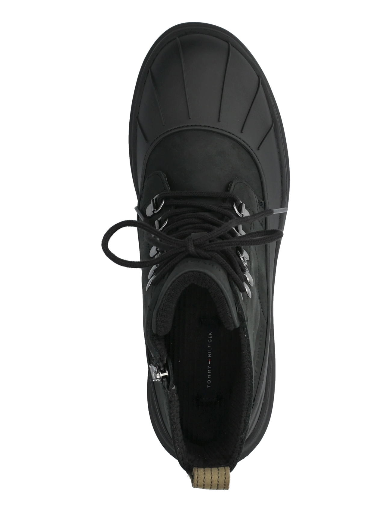 Tommy Hilfiger - OUTDOOR RUBBER LTH BOOT WPM - black - 3