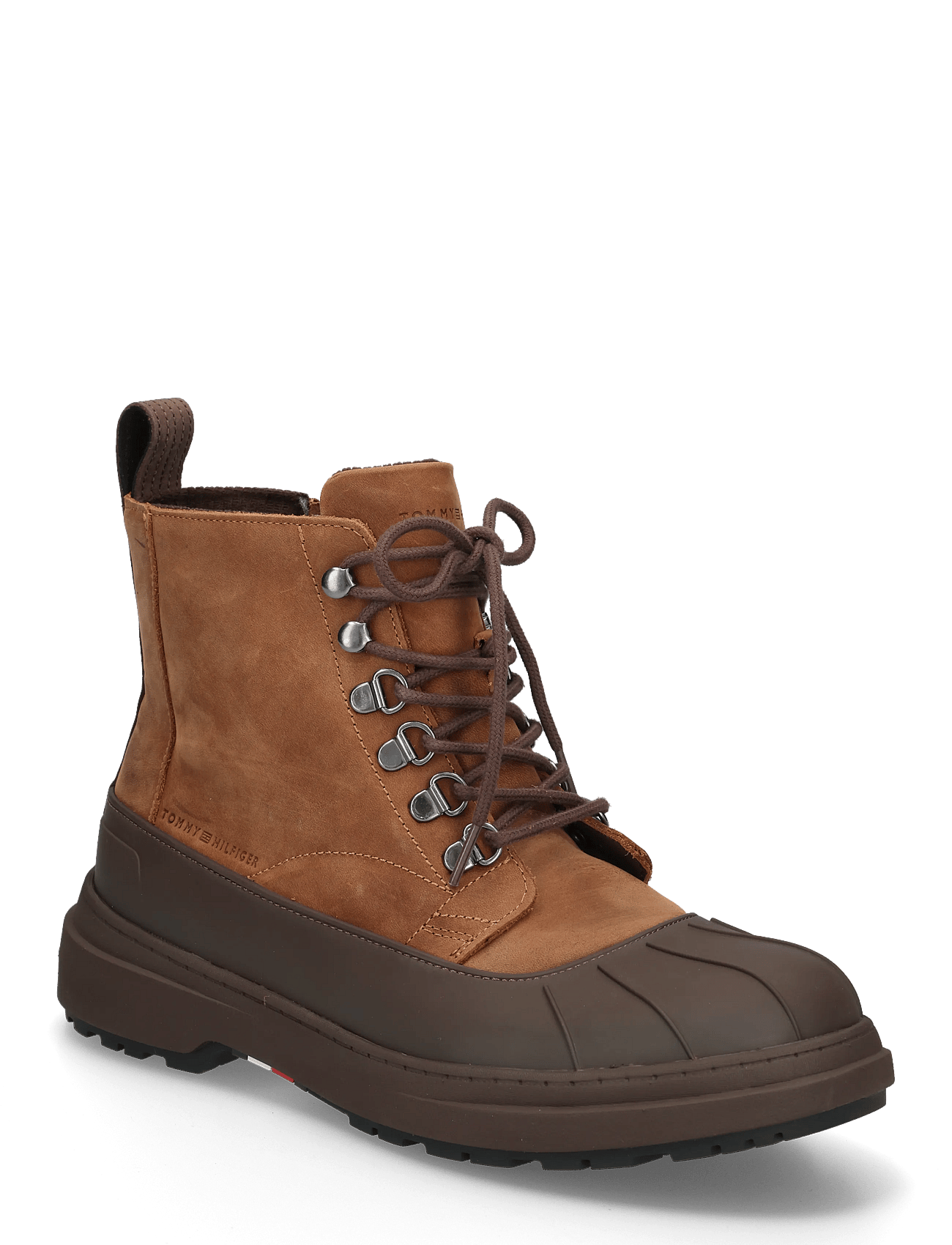 Tommy Hilfiger Outdoor Rubber Lth Boot Wpm - Brown - 45
