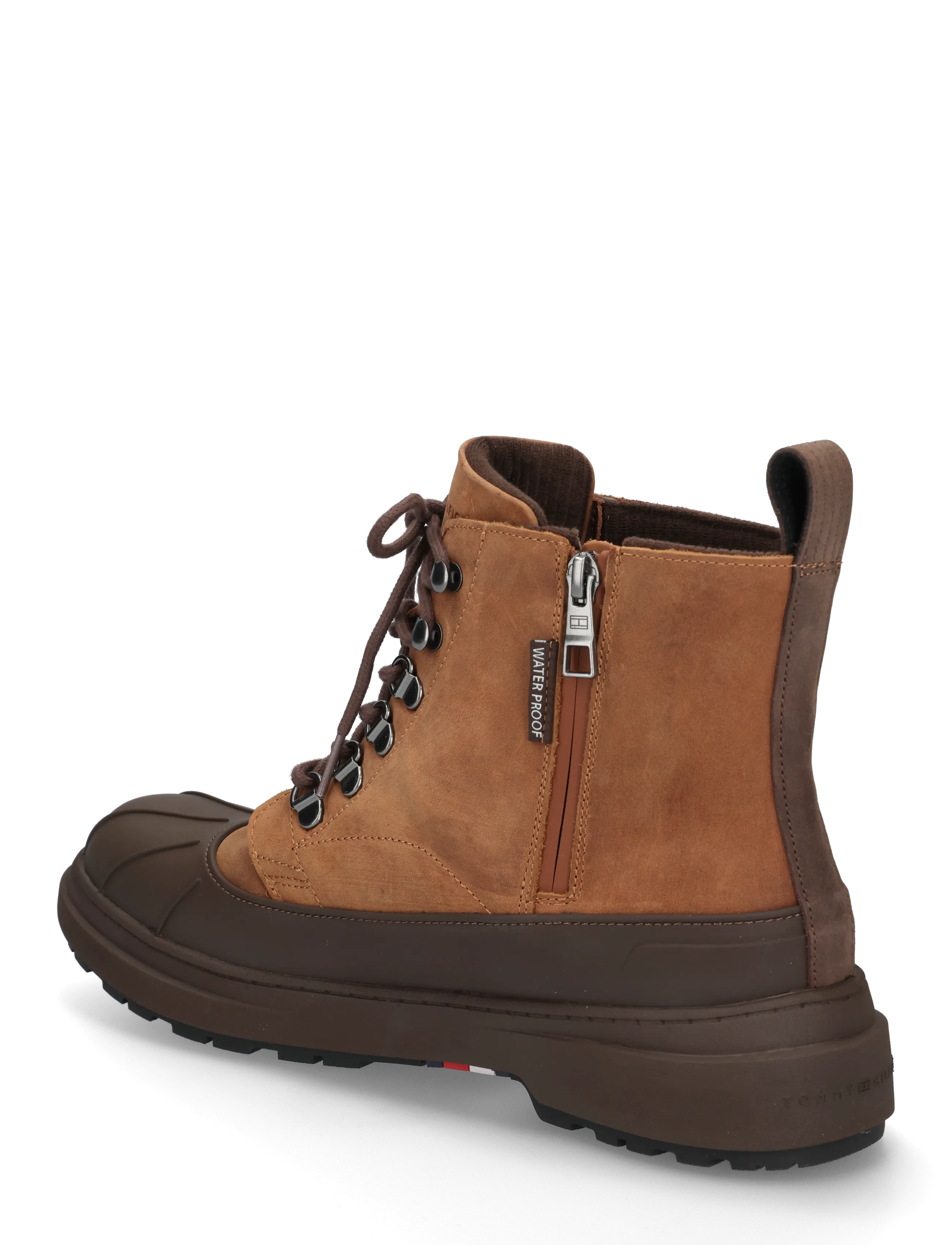 Tommy Hilfiger - OUTDOOR RUBBER LTH BOOT WPM - gummistövlar - winter cognac - 1