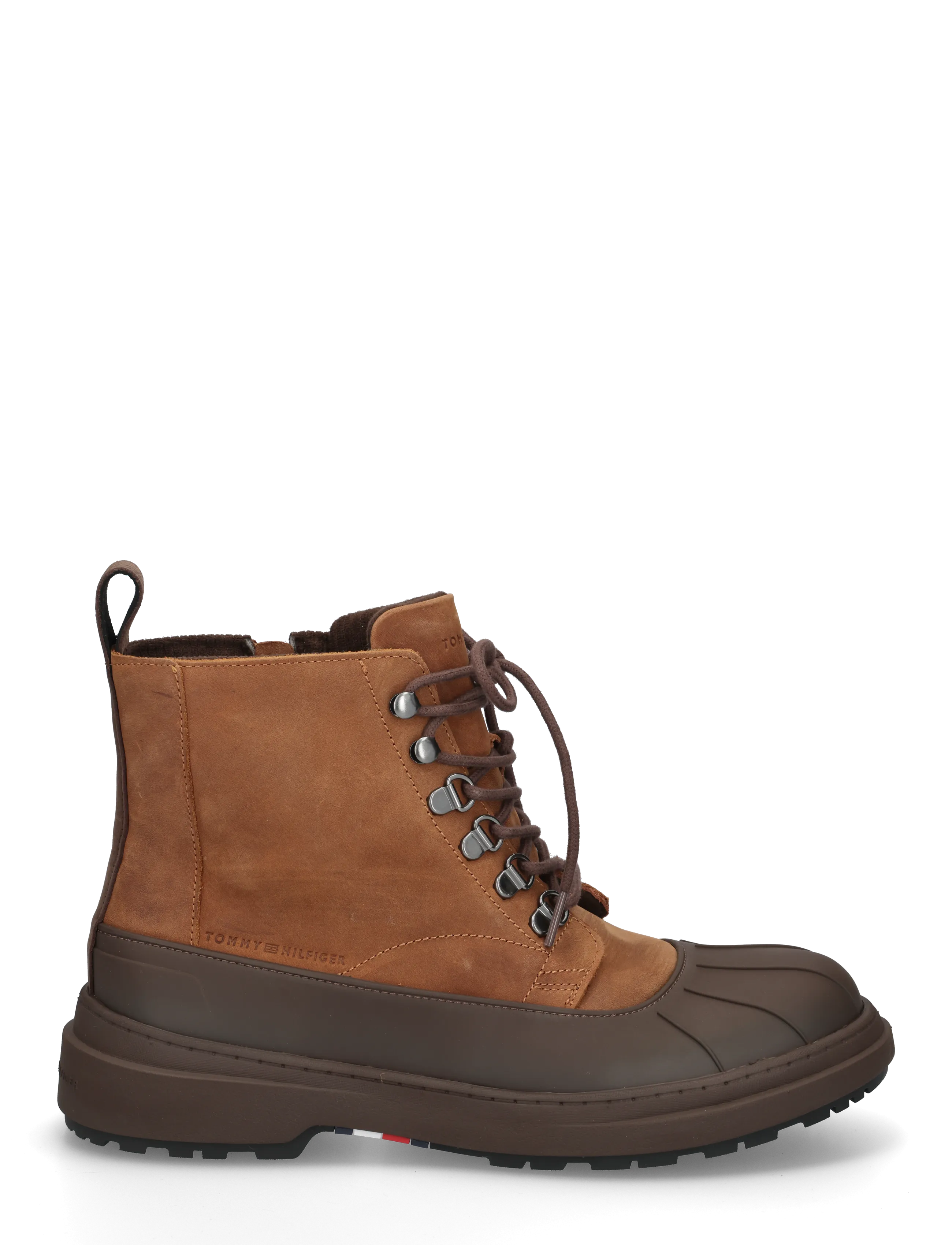 Tommy Hilfiger - OUTDOOR RUBBER LTH BOOT WPM - gummistövlar - winter cognac - 2