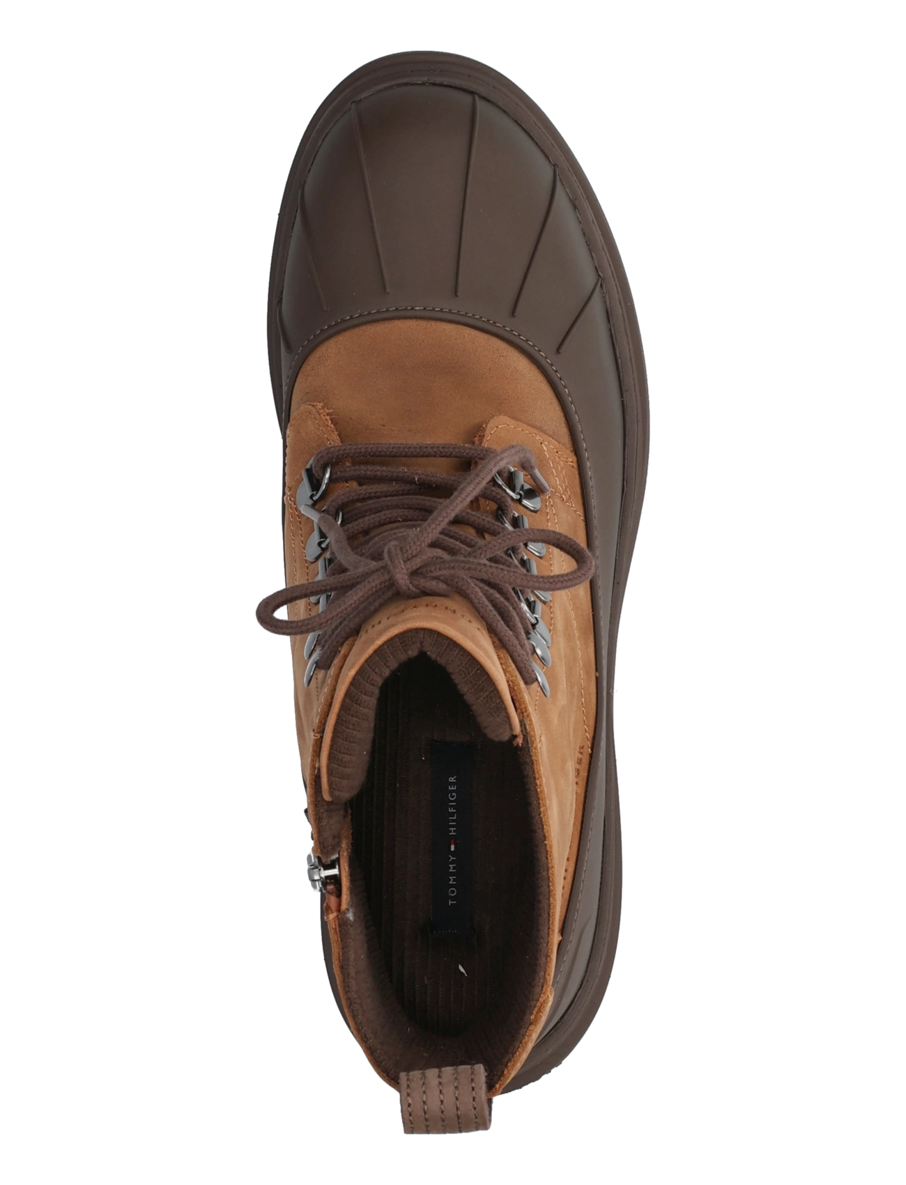 Tommy Hilfiger - OUTDOOR RUBBER LTH BOOT WPM - gummistøvler - winter cognac - 3