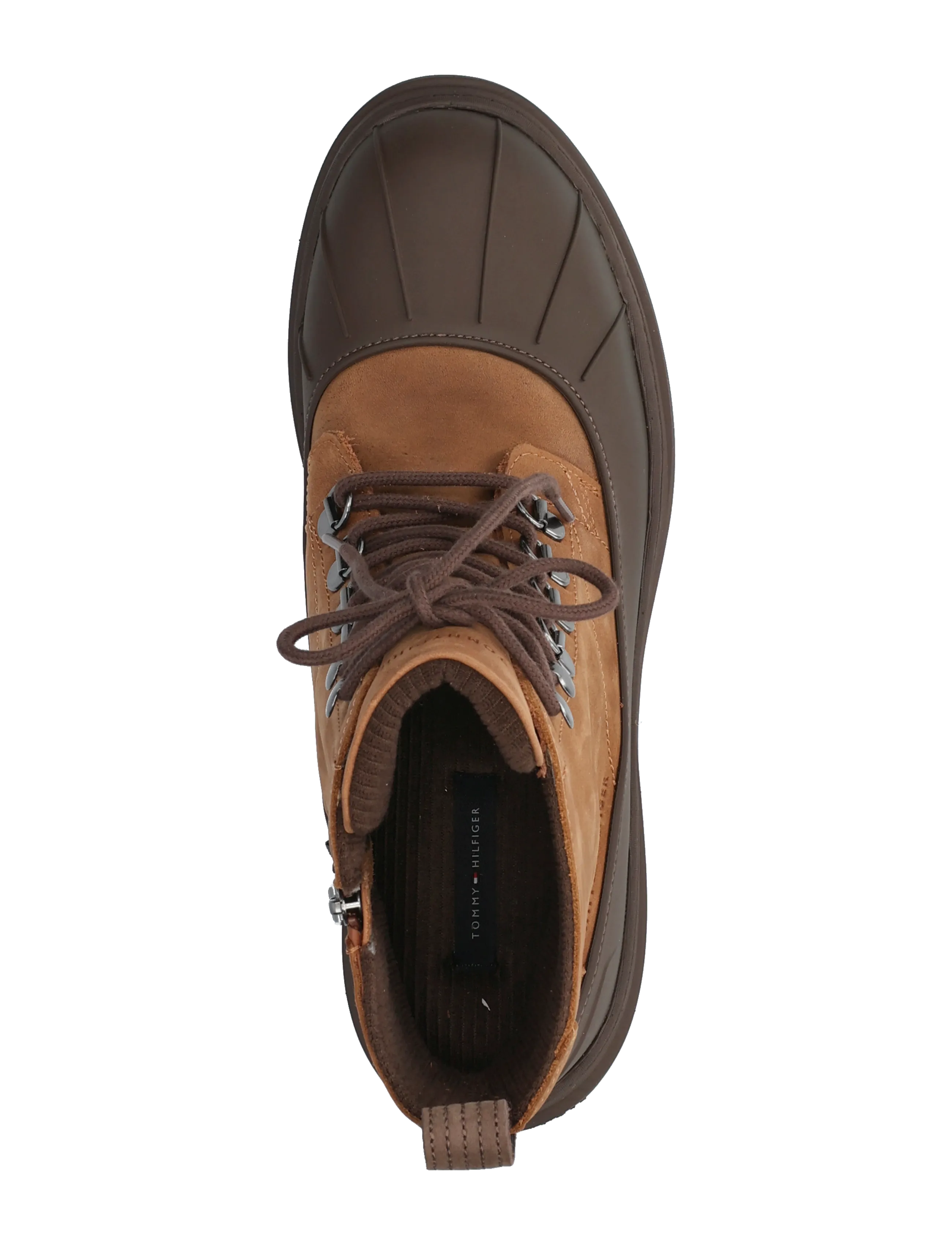 Tommy Hilfiger - OUTDOOR RUBBER LTH BOOT WPM - gummistövlar - winter cognac - 3