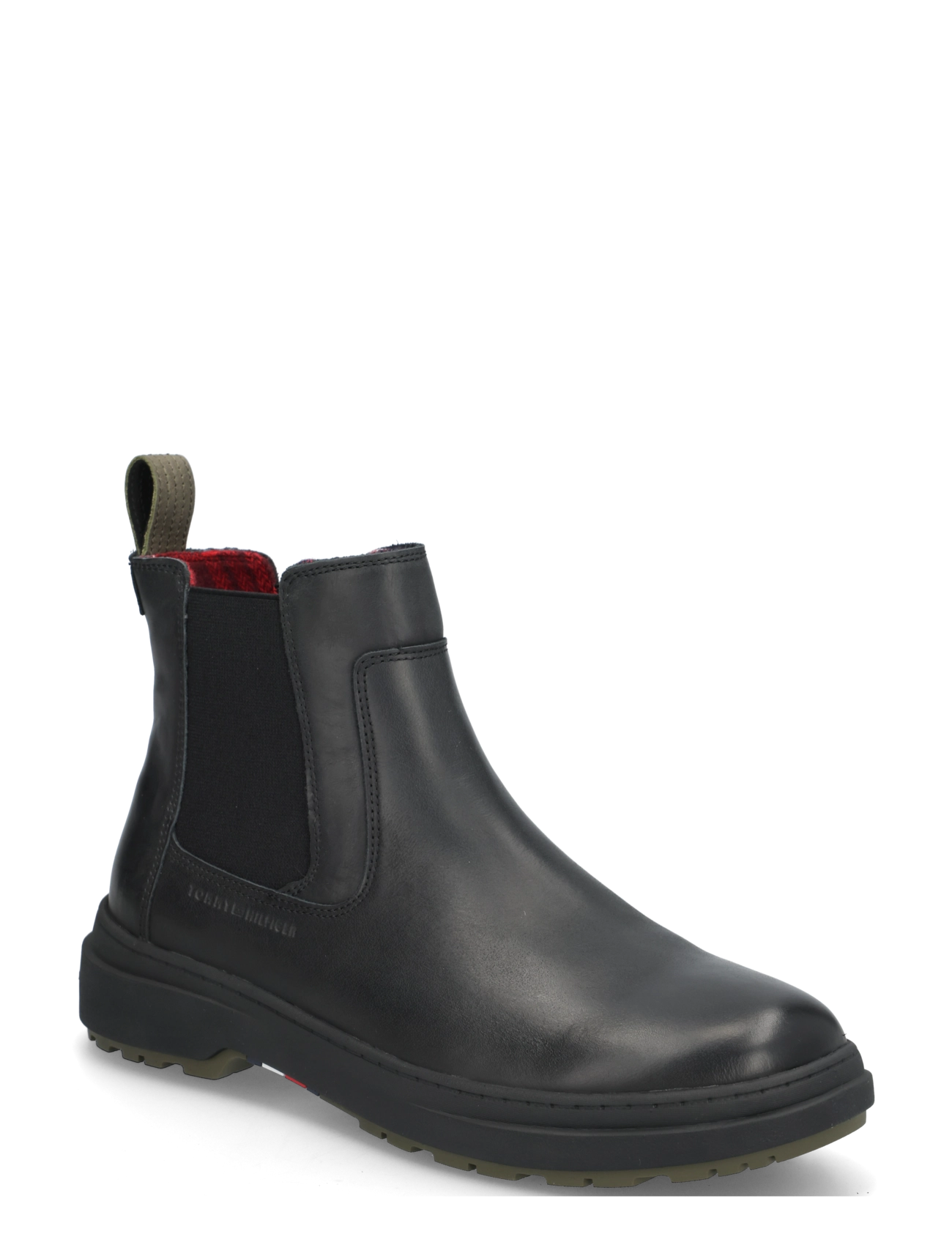Tommy Hilfiger HILFIGER OUTDOOR WARM LTH CHEL - Stiefel - BLACK / black