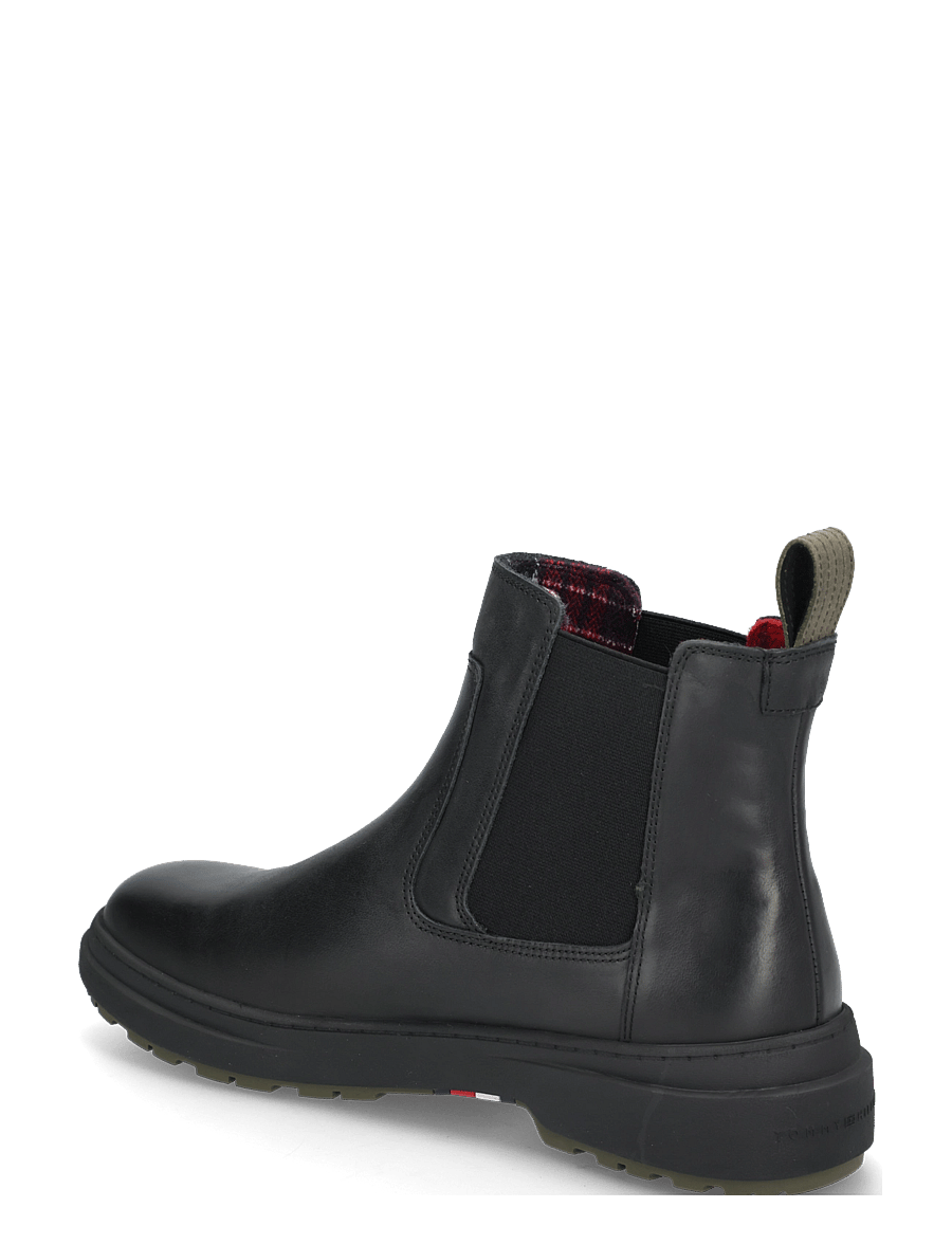 Tommy Hilfiger - HILFIGER OUTDOOR WARM LTH CHEL - chelsea boots - black - 1