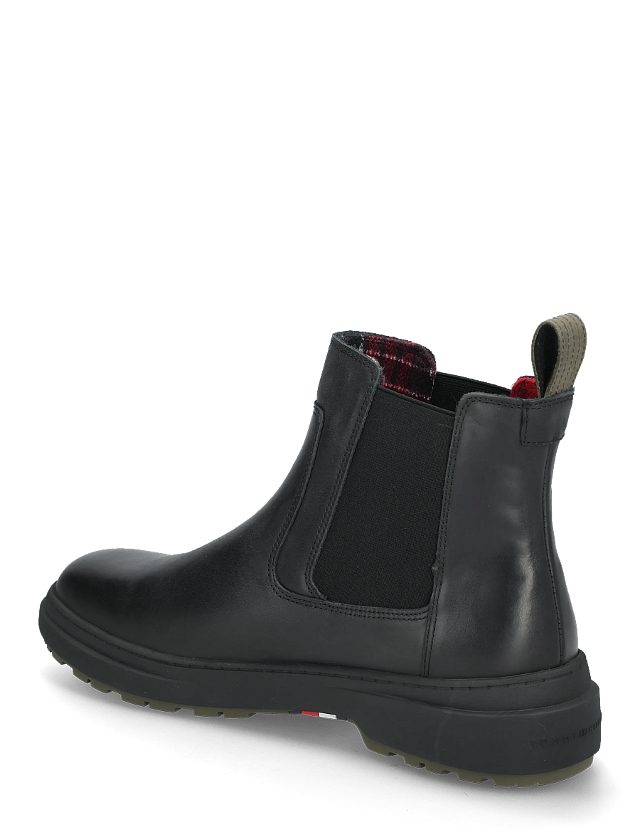 Tommy Hilfiger - HILFIGER OUTDOOR WARM LTH CHEL - chelsea boots - black - 1