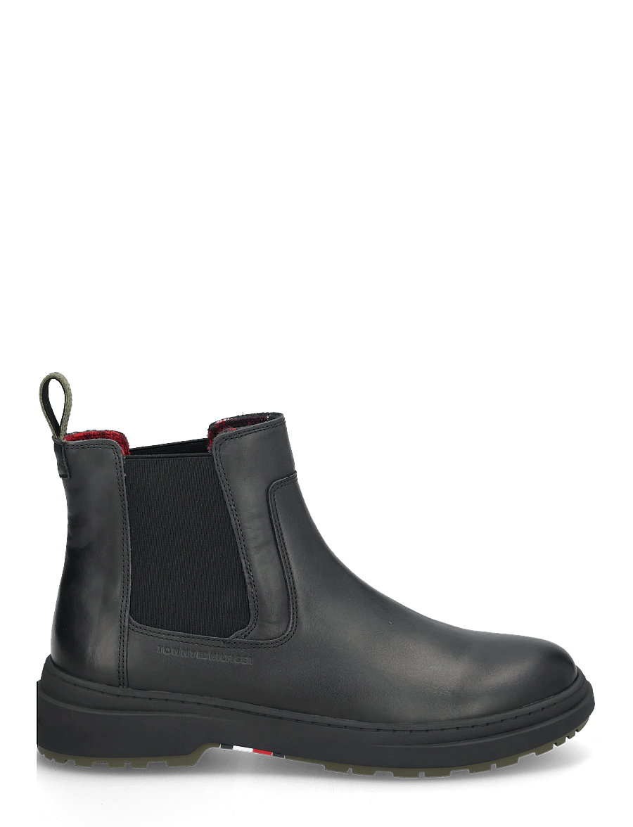 Tommy Hilfiger - HILFIGER OUTDOOR WARM LTH CHEL - chelsea boots - black - 2