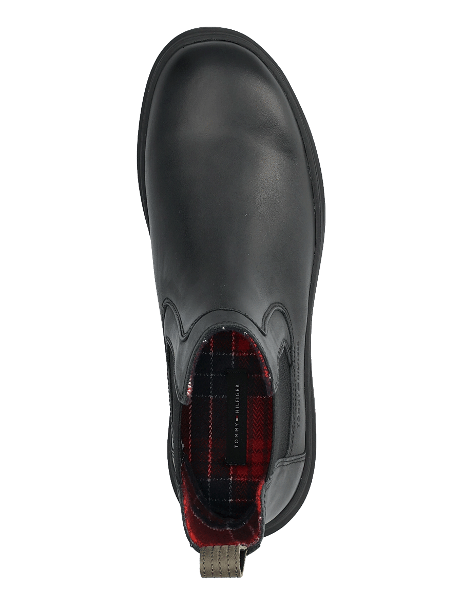 Tommy Hilfiger - HILFIGER OUTDOOR WARM LTH CHEL - chelsea boots - black - 3