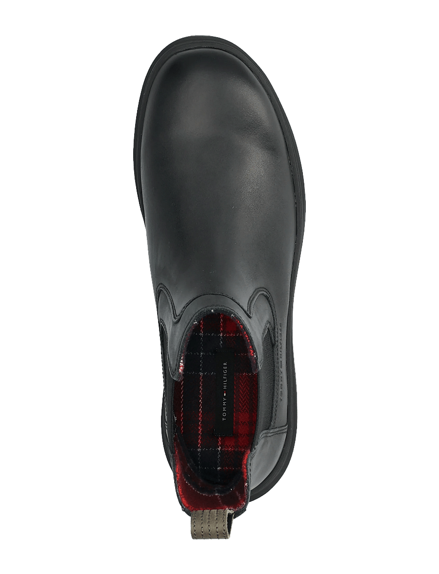 Tommy Hilfiger - HILFIGER OUTDOOR WARM LTH CHEL - chelsea boots - black - 3