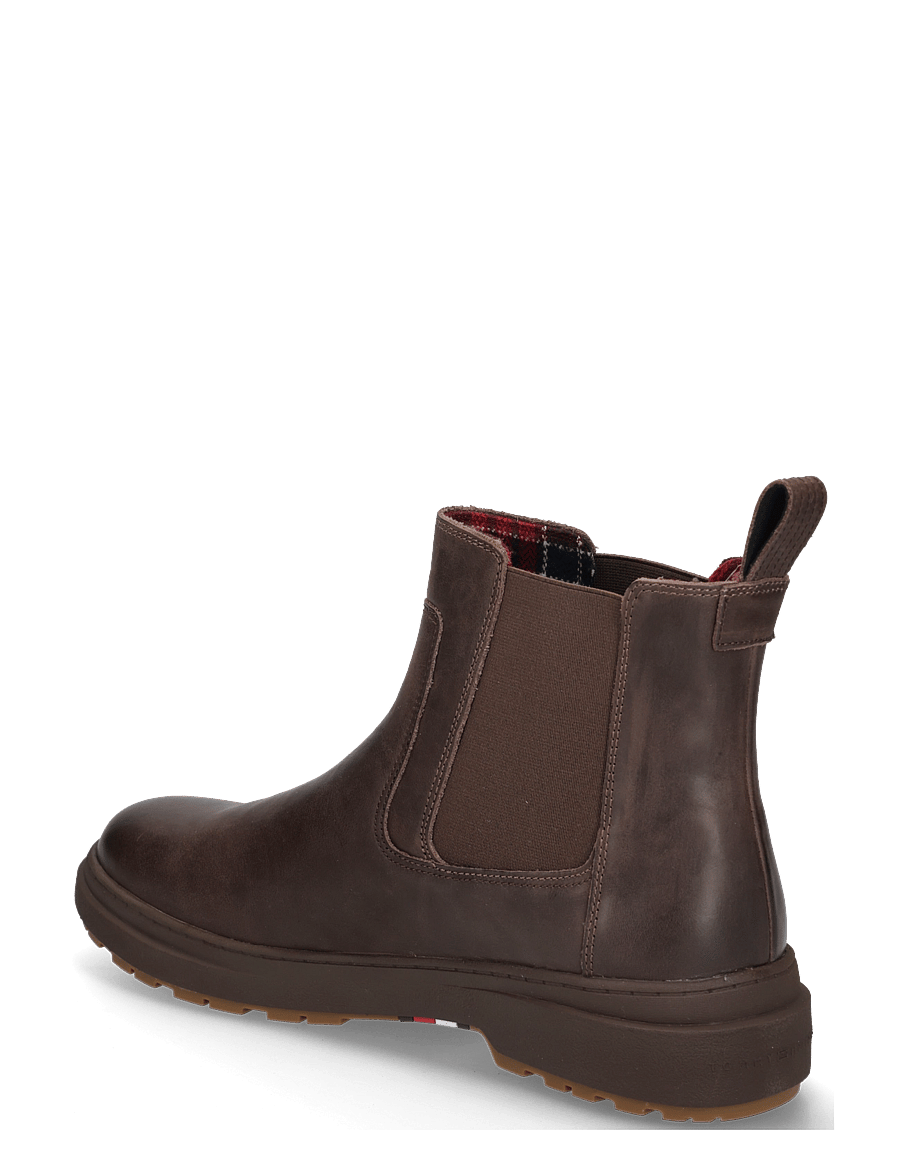 Tommy Hilfiger - HILFIGER OUTDOOR WARM LTH CHEL - chelsea boots - cocoa - 1