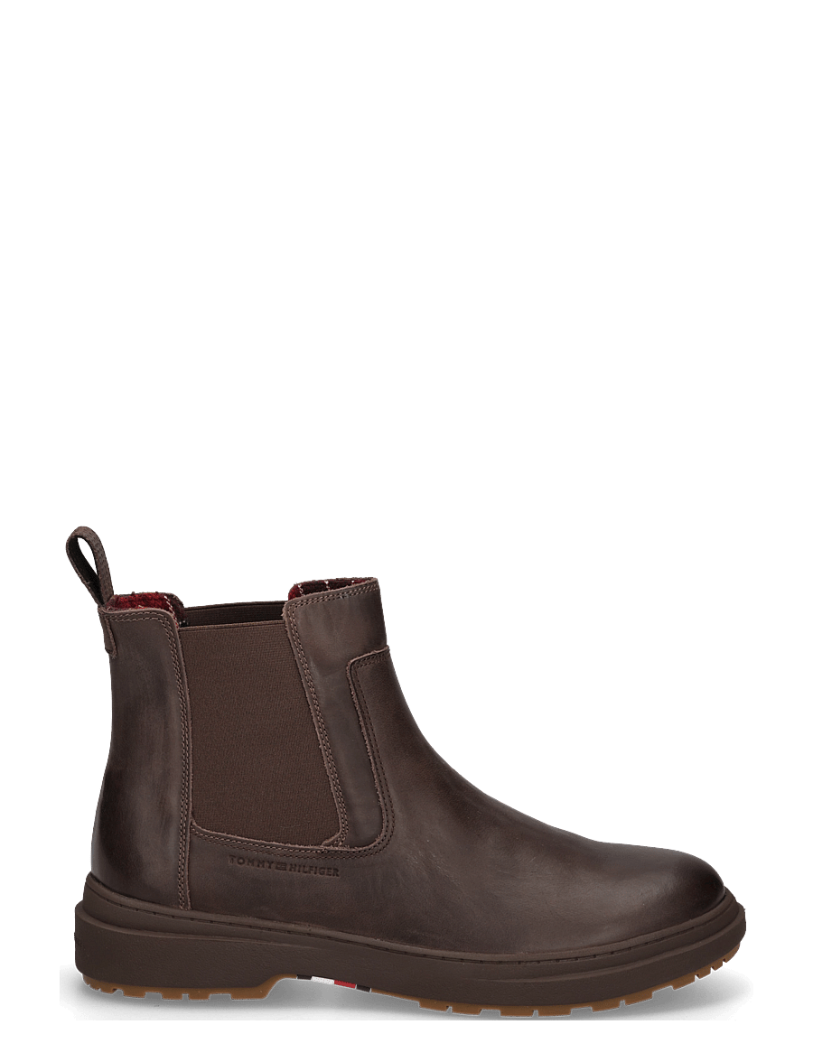 Tommy Hilfiger - HILFIGER OUTDOOR WARM LTH CHEL - chelsea boots - cocoa - 2