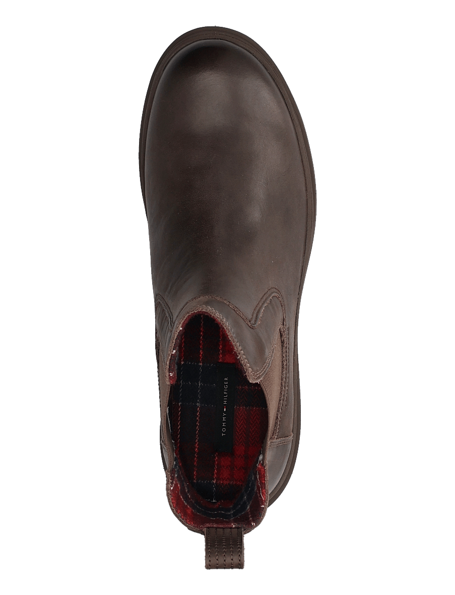 Tommy Hilfiger - HILFIGER OUTDOOR WARM LTH CHEL - chelsea boots - cocoa - 3