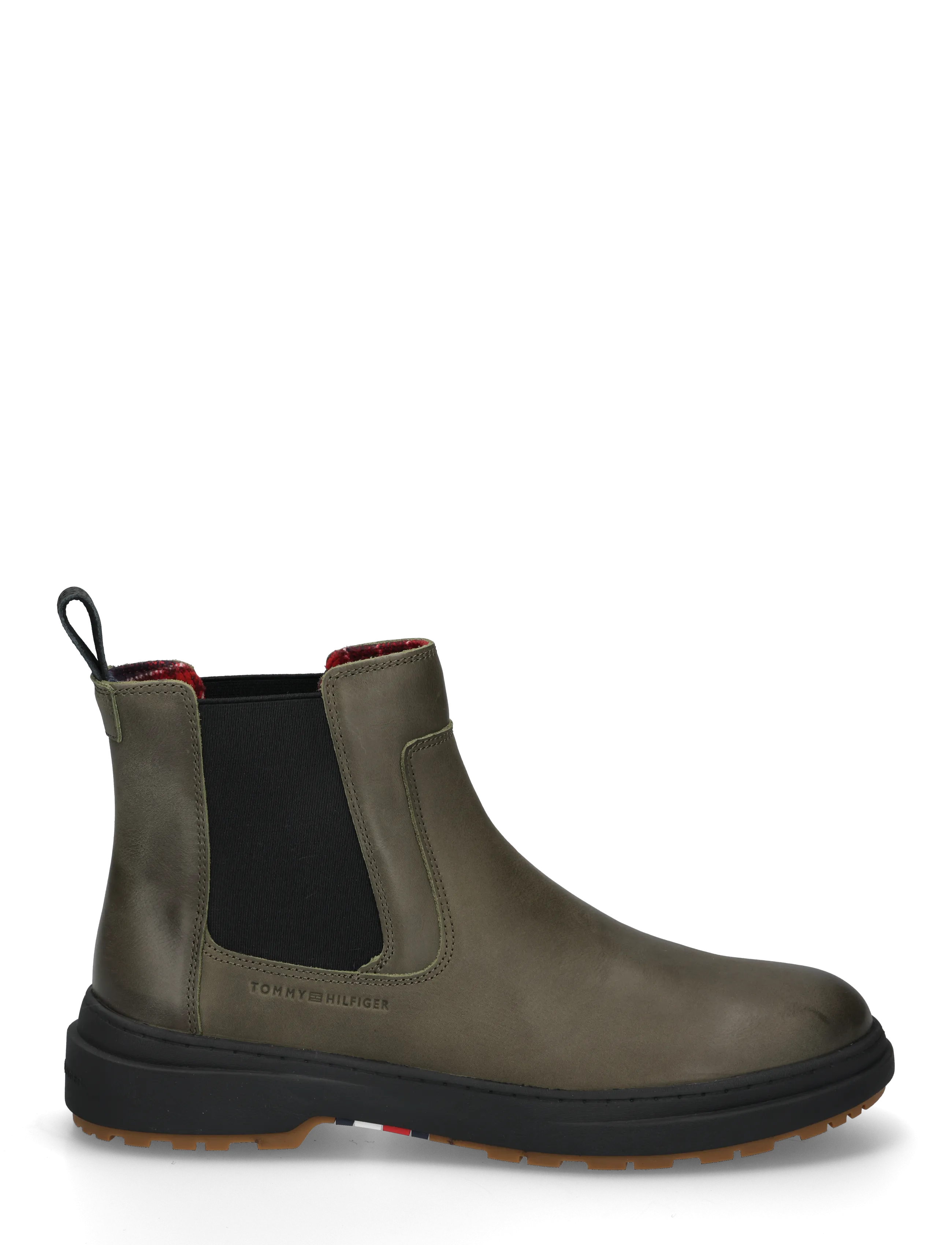 Tommy Hilfiger - HILFIGER OUTDOOR WARM LTH CHEL - chelsea-saapad - platinum olive - 2