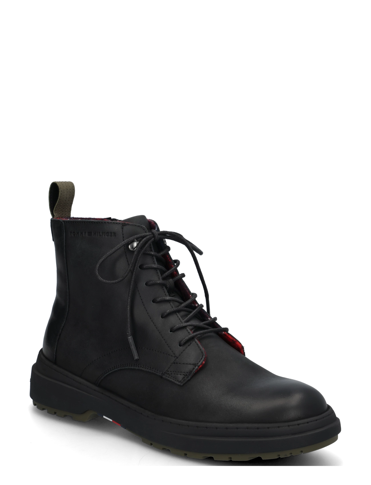 Tommy Hilfiger HILFIGER OUTDOOR WARM LTH BOOT - Jalanõud - BLACK / black