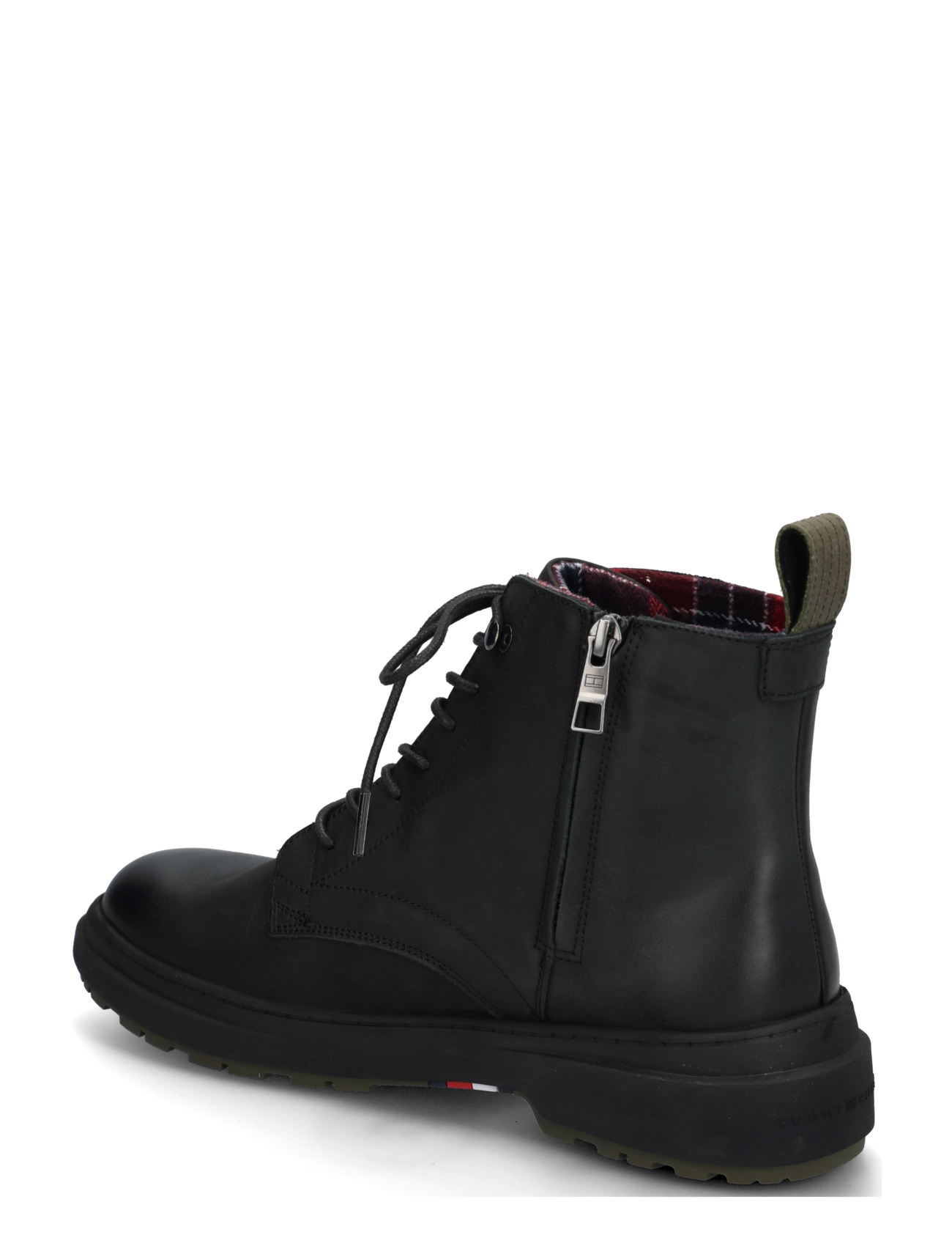 Tommy Hilfiger - HILFIGER OUTDOOR WARM LTH BOOT - talvesaapad - black - 1