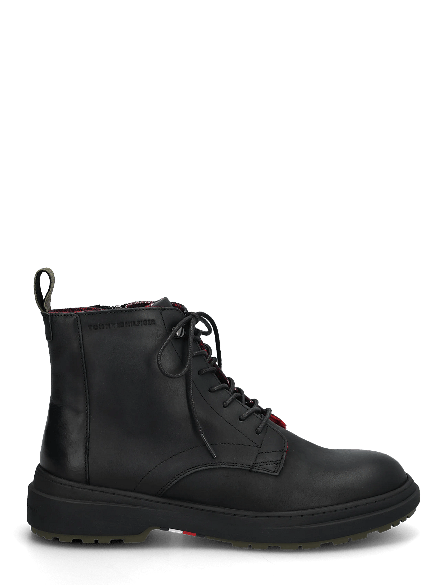 Tommy Hilfiger - HILFIGER OUTDOOR WARM LTH BOOT - vinterkängor - black - 2