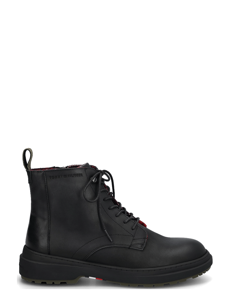 Tommy Hilfiger - HILFIGER OUTDOOR WARM LTH BOOT - talvesaapad - black - 2