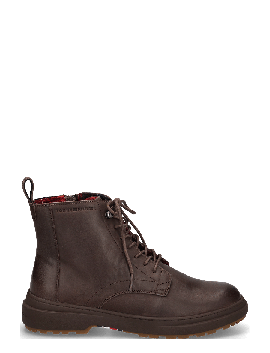 Tommy Hilfiger - HILFIGER OUTDOOR WARM LTH BOOT - winterstiefel - cocoa - 2