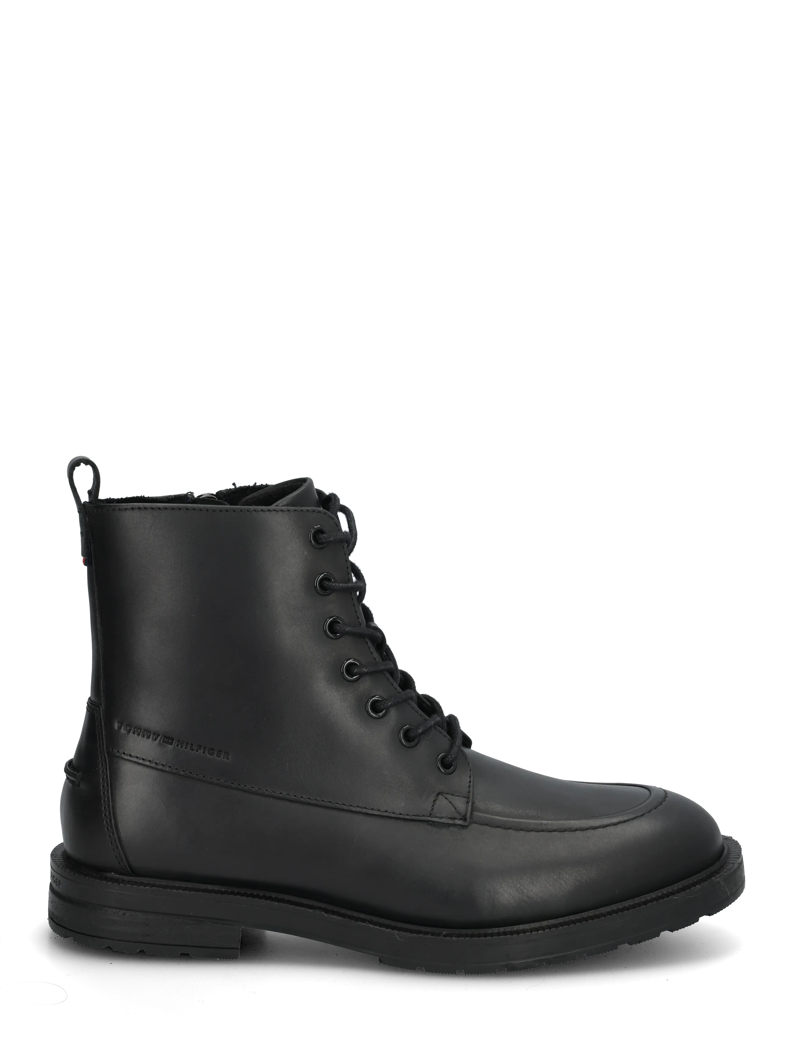 Tommy Hilfiger - CLEATED HILFIGER BRUSH WL BOOT - schnürstiefel - black - 2