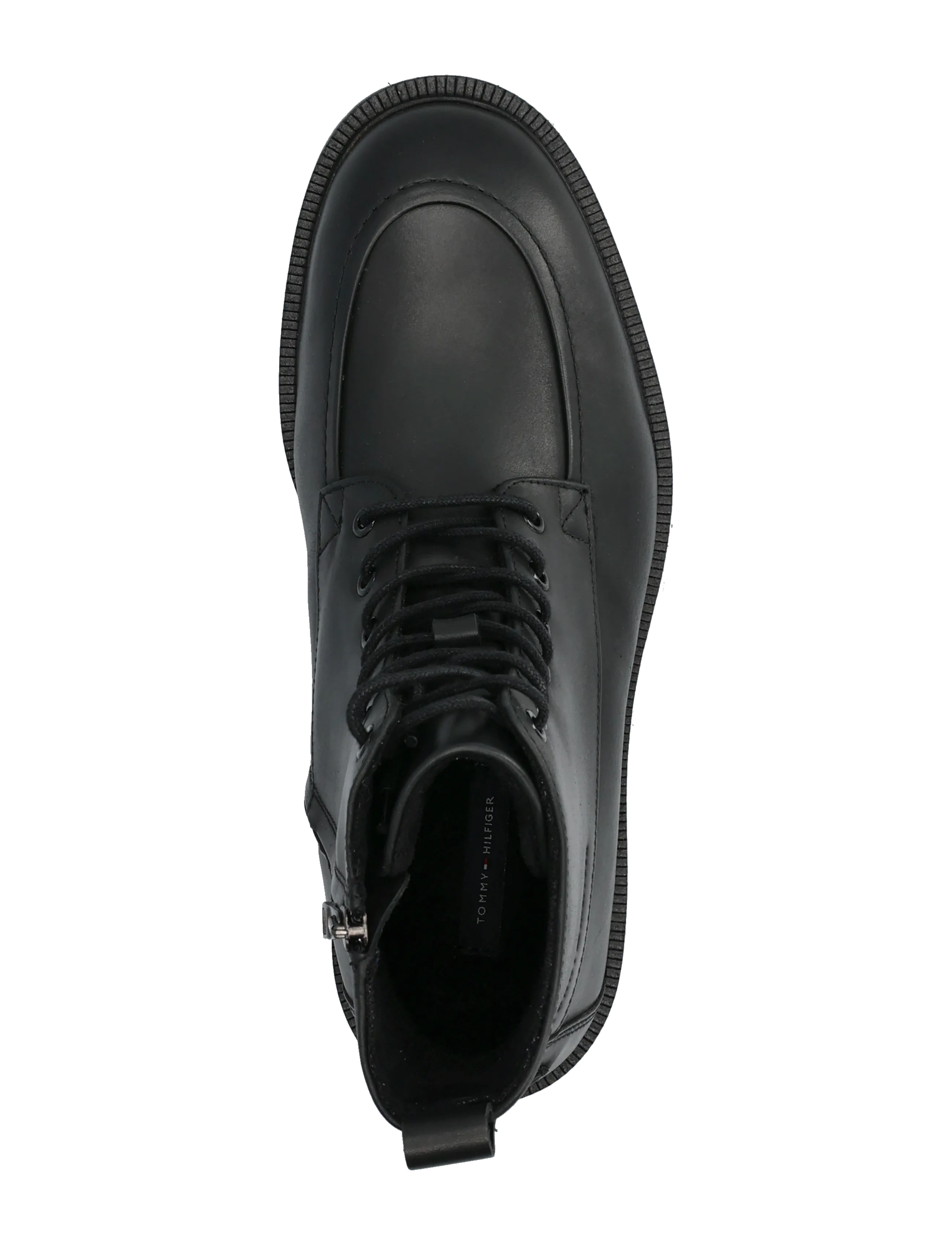 Tommy Hilfiger - CLEATED HILFIGER BRUSH WL BOOT - schnürstiefel - black - 3
