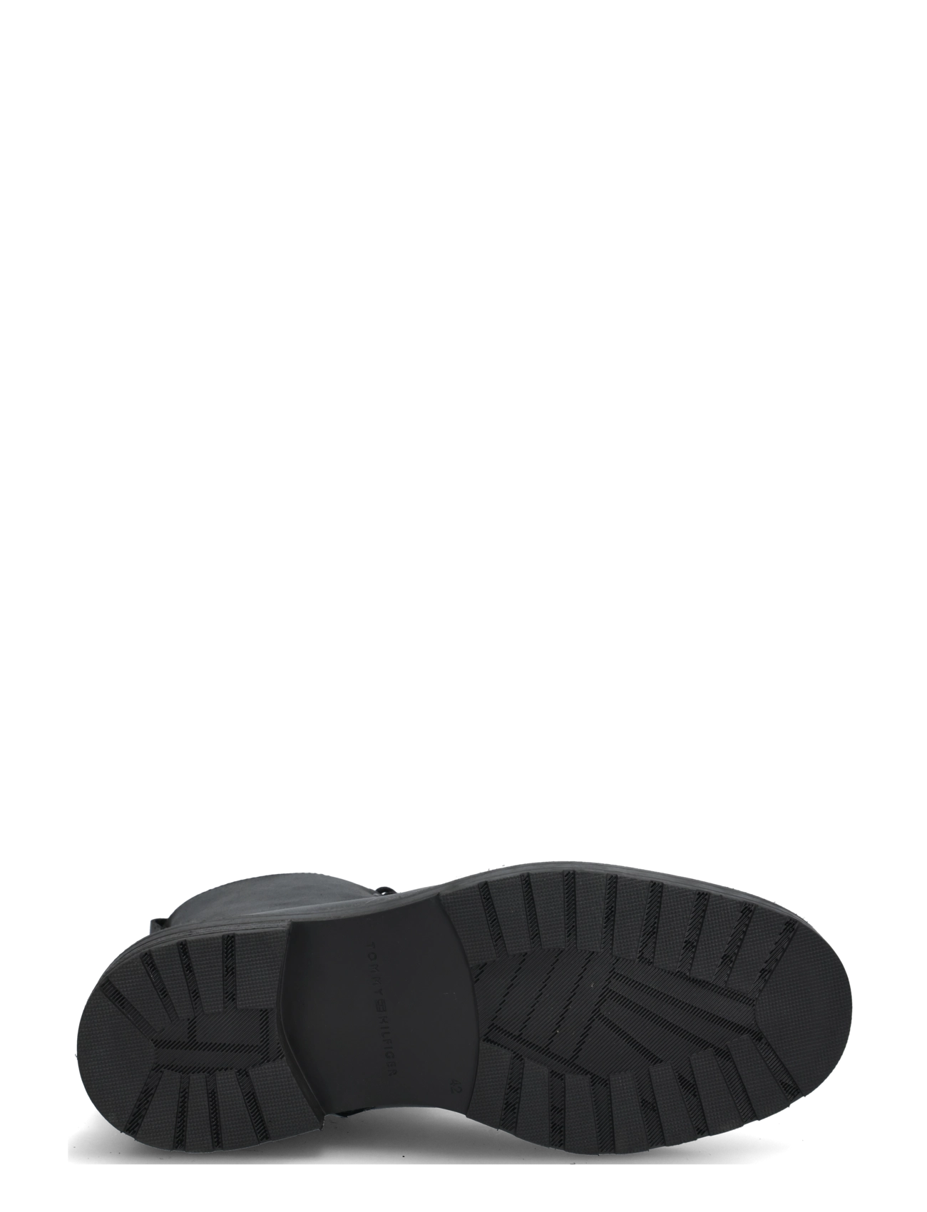 Tommy Hilfiger - CLEATED HILFIGER BRUSH WL BOOT - schnürstiefel - black - 4