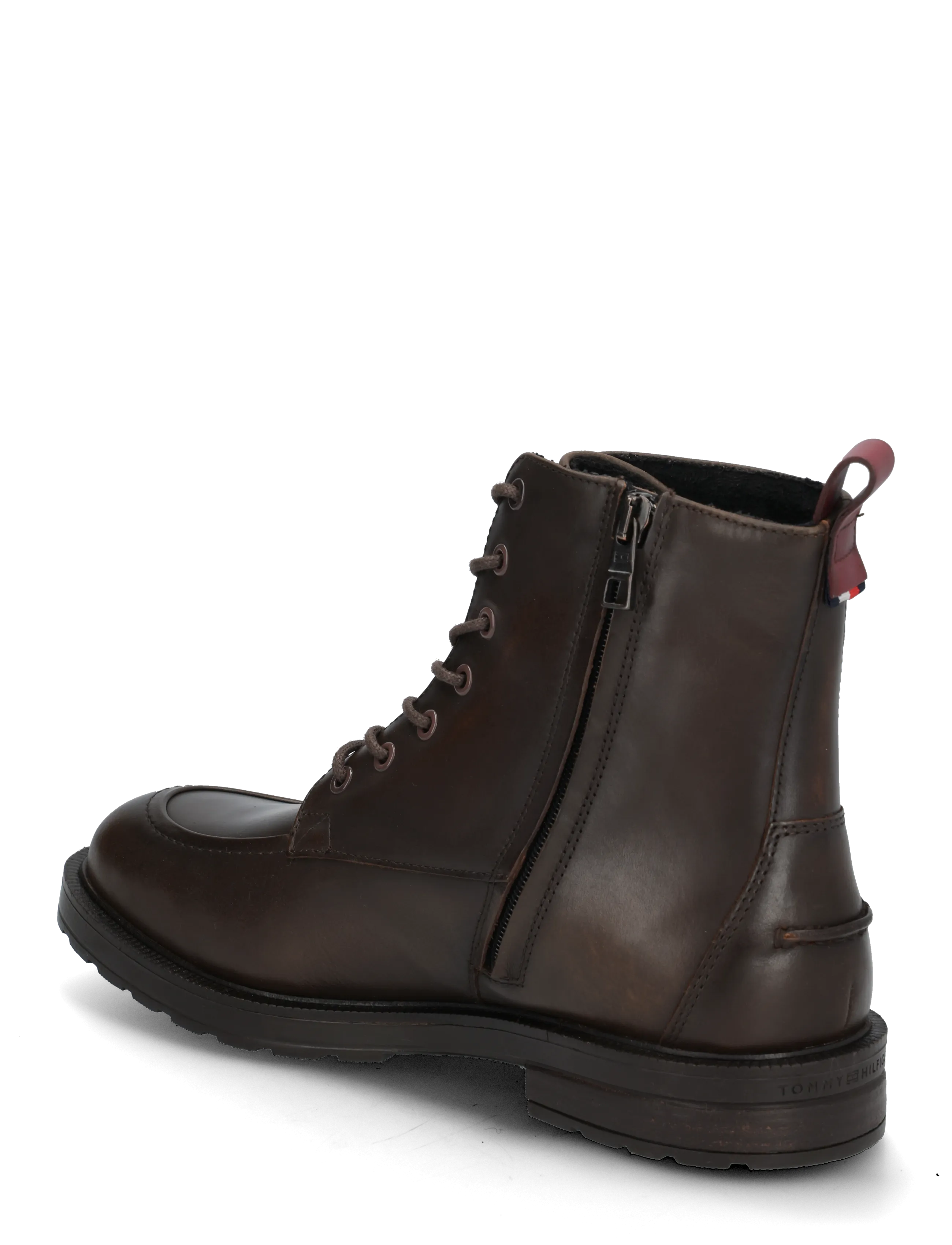 Tommy Hilfiger - CLEATED HILFIGER BRUSH WL BOOT - paeltega saapad - brushed brown - 1