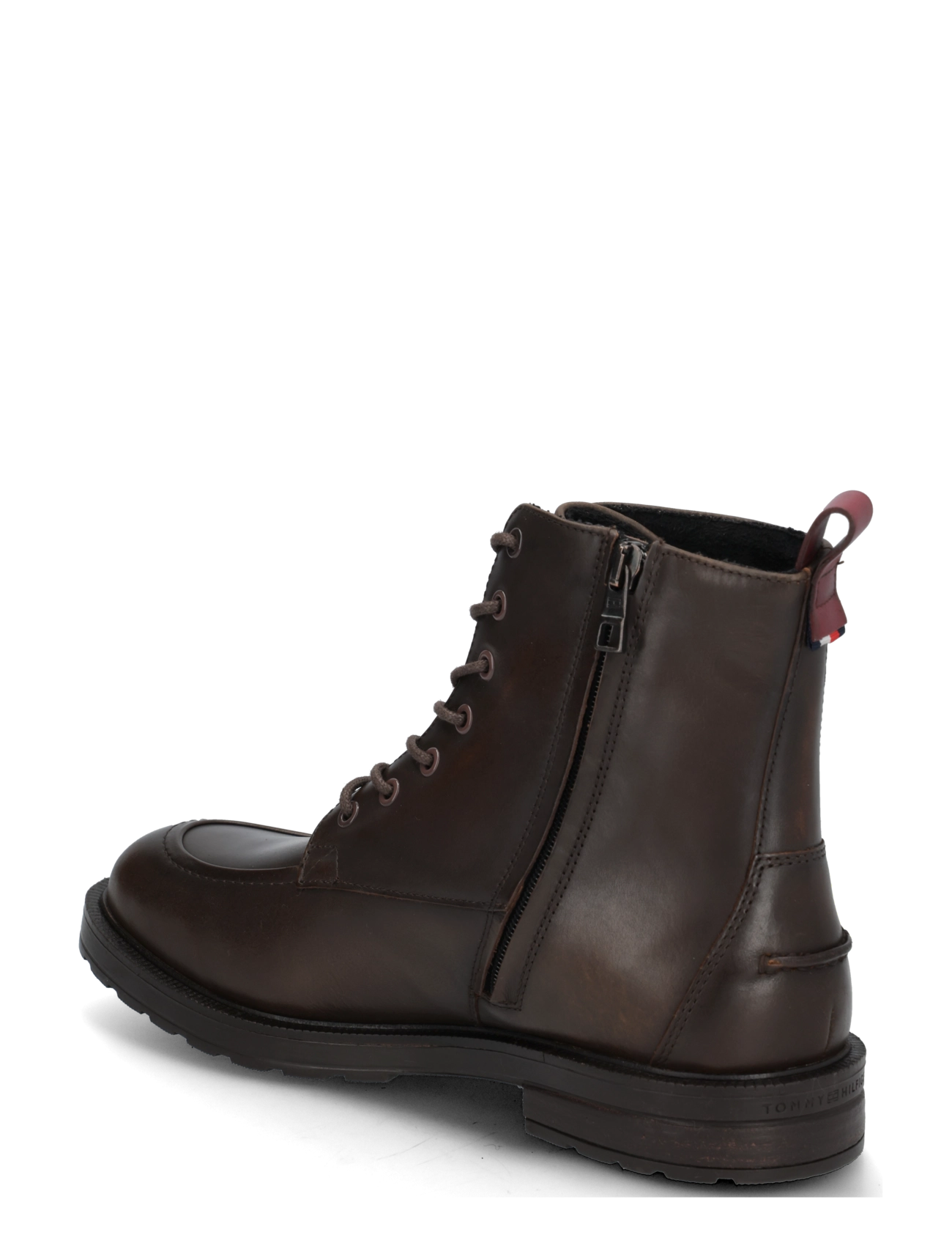 Tommy Hilfiger - CLEATED HILFIGER BRUSH WL BOOT - paeltega saapad - brushed brown - 1