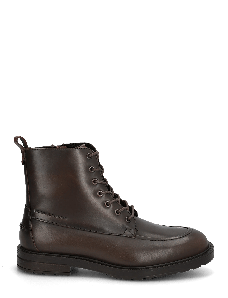 Tommy Hilfiger - CLEATED HILFIGER BRUSH WL BOOT - paeltega saapad - brushed brown - 2