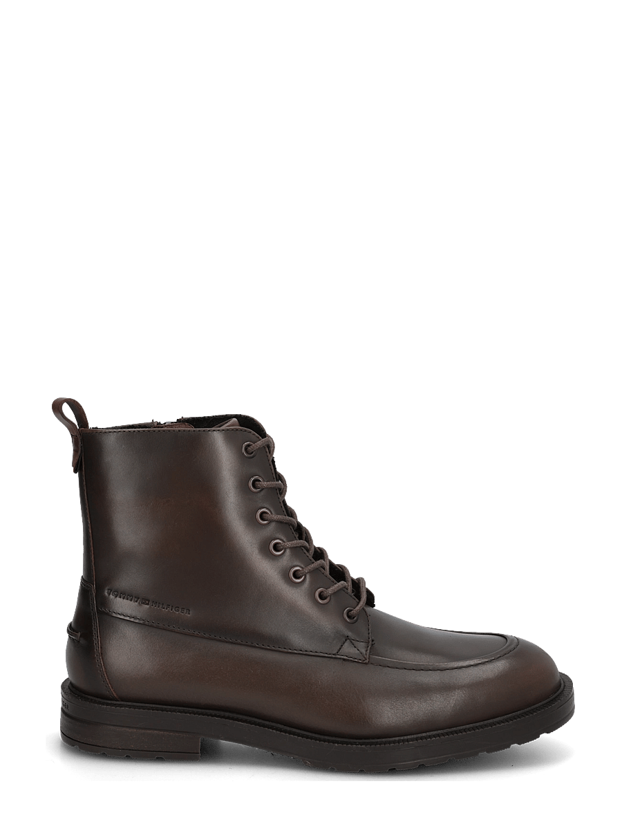 Tommy Hilfiger - CLEATED HILFIGER BRUSH WL BOOT - paeltega saapad - brushed brown - 2