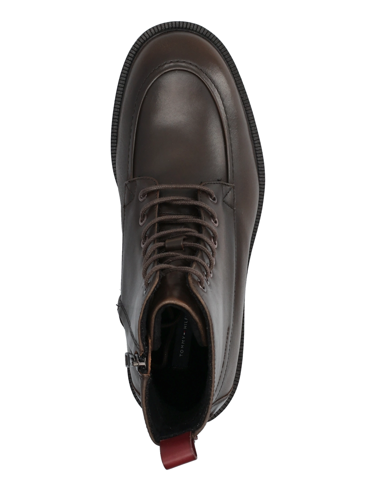 Tommy Hilfiger - CLEATED HILFIGER BRUSH WL BOOT - paeltega saapad - brushed brown - 3