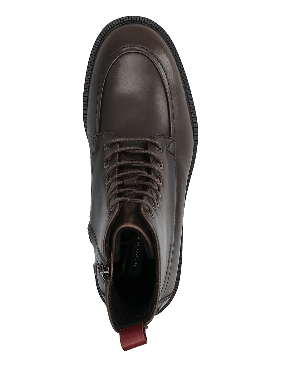 Tommy Hilfiger - CLEATED HILFIGER BRUSH WL BOOT - paeltega saapad - brushed brown - 3
