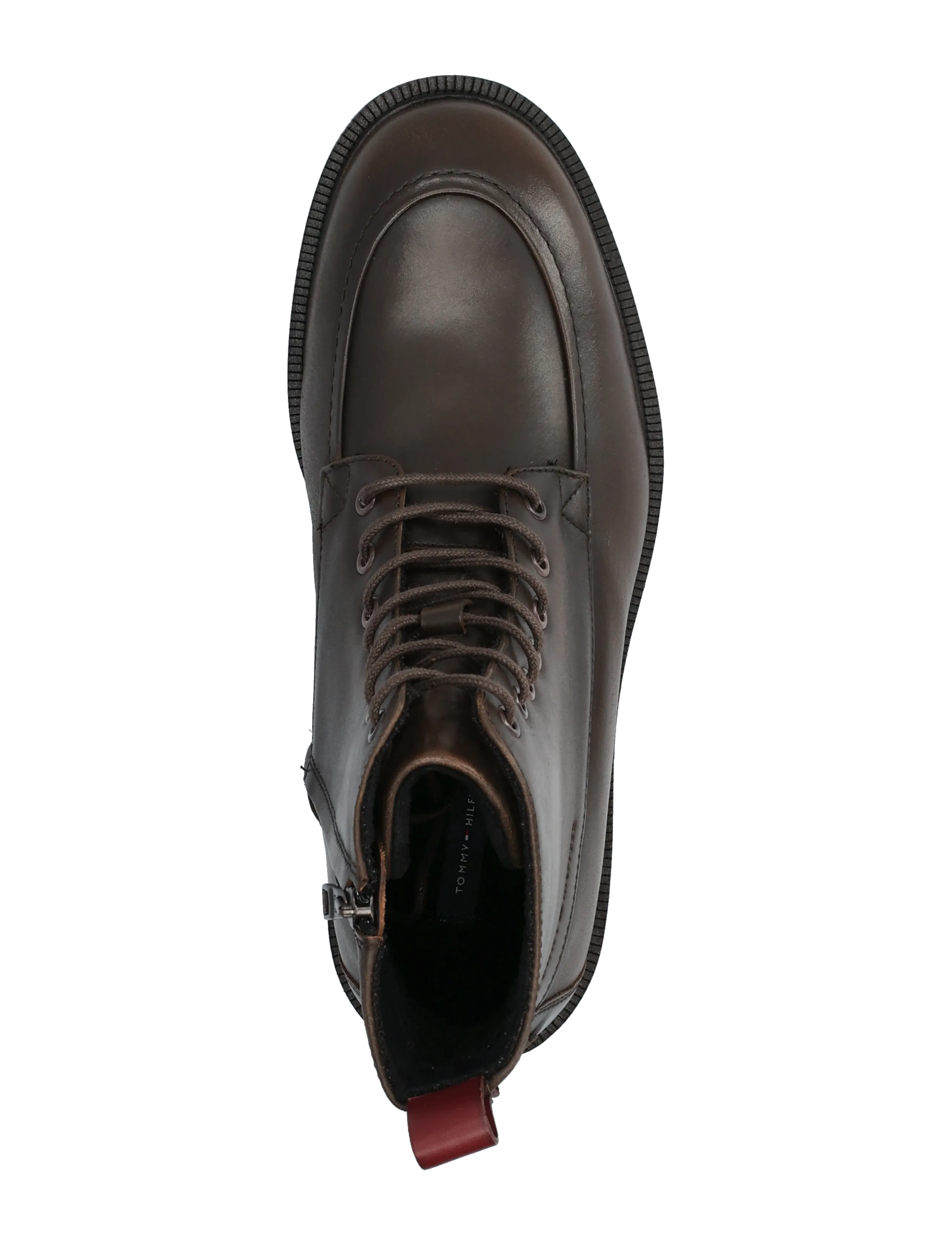 Tommy Hilfiger - CLEATED HILFIGER BRUSH WL BOOT - paeltega saapad - brushed brown - 3