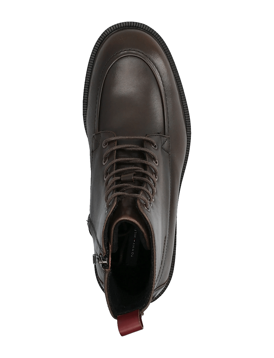 Tommy Hilfiger - CLEATED HILFIGER BRUSH WL BOOT - paeltega saapad - brushed brown - 3