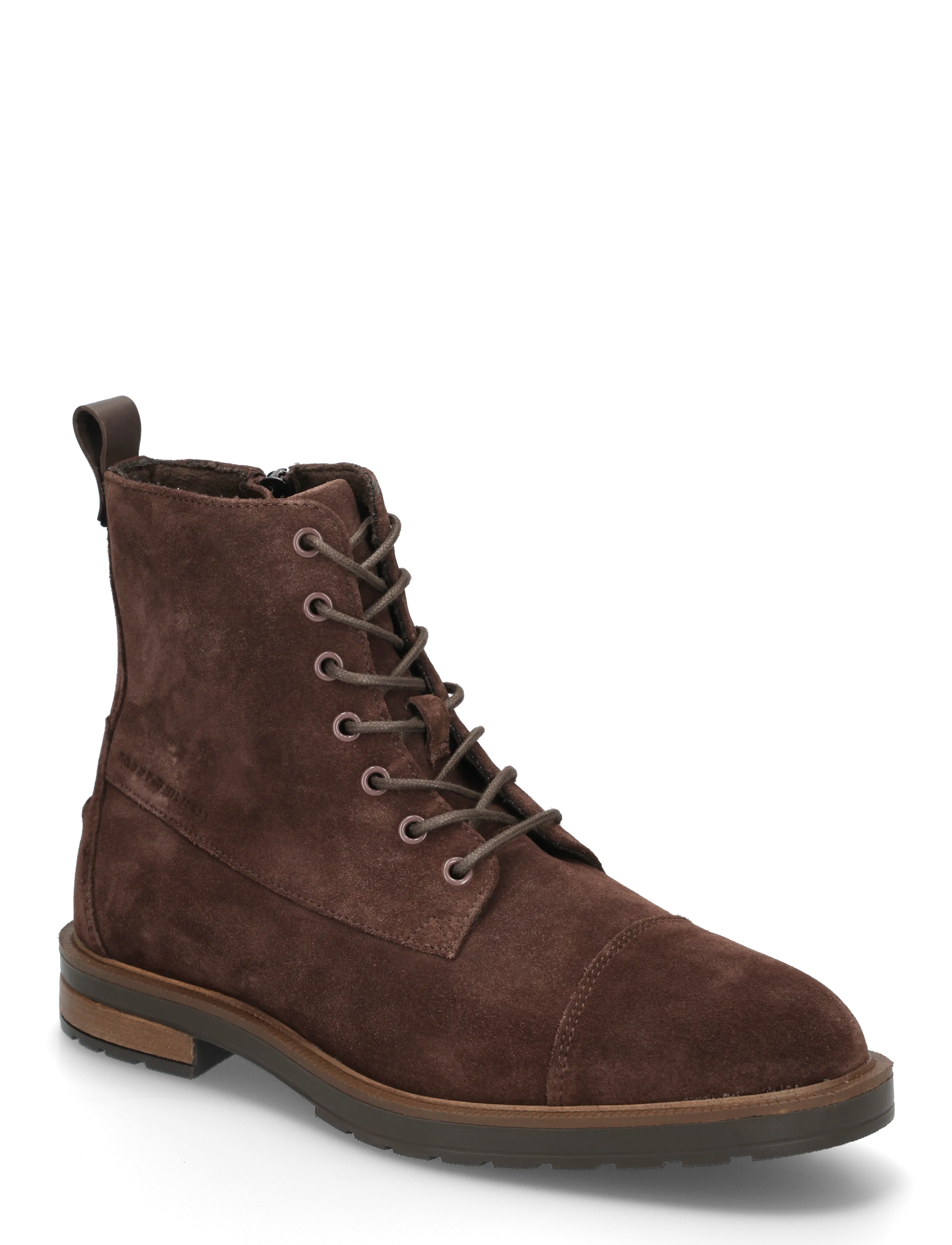 Tommy Hilfiger CLEATED HILFIGER SDE MOC BOOT - Boots - COCOA / brown