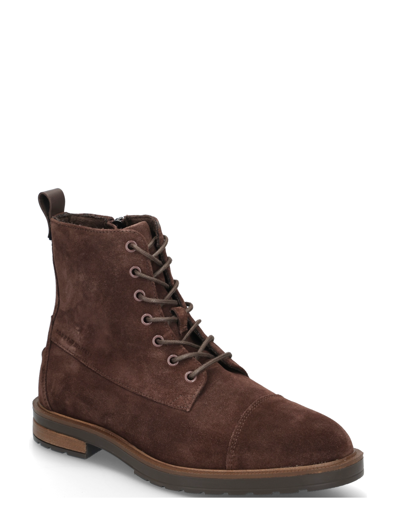 Tommy Hilfiger CLEATED HILFIGER SDE MOC BOOT - Shoppa efter tillfälle - COCOA / brown