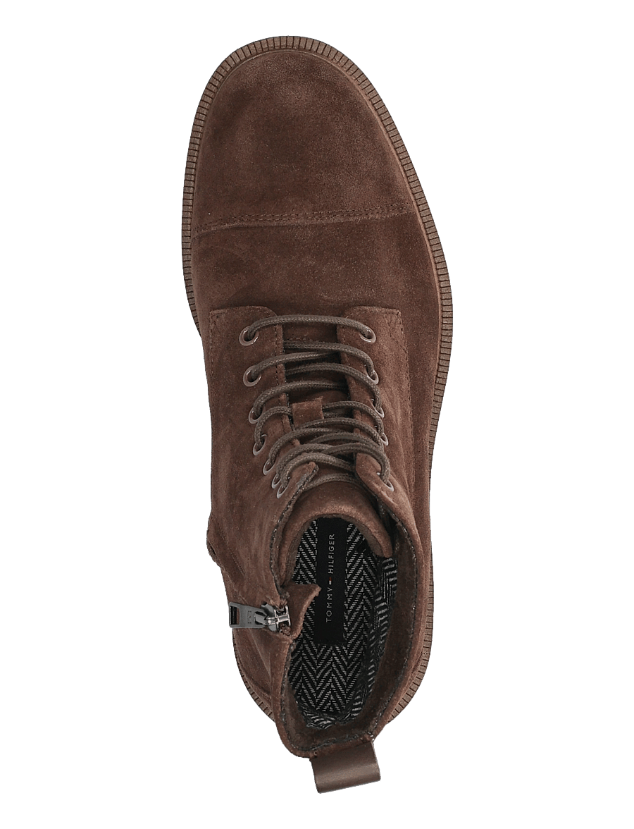 Tommy Hilfiger - CLEATED HILFIGER SDE MOC BOOT - paeltega saapad - cocoa - 3