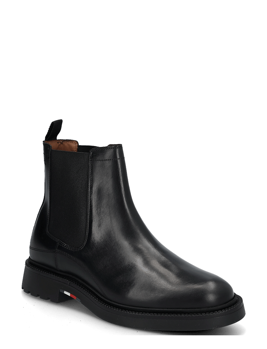 Tommy Hilfiger - CORPORATE CASUAL LTH CHELSEA - chelsea boots - black - 0