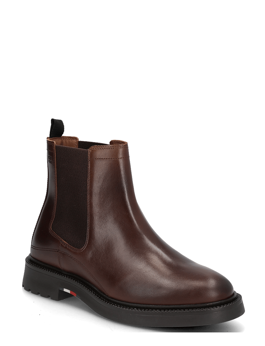 Tommy Hilfiger - CORPORATE CASUAL LTH CHELSEA - chelsea boots - winter cognac - 0
