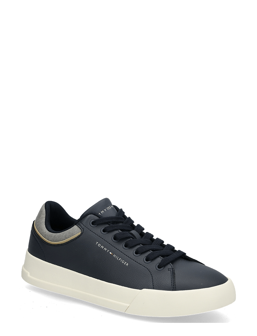 Tommy Hilfiger - TH COURT CORE LTH MIX COLLAR - low-top sneaker - navy blue - 0