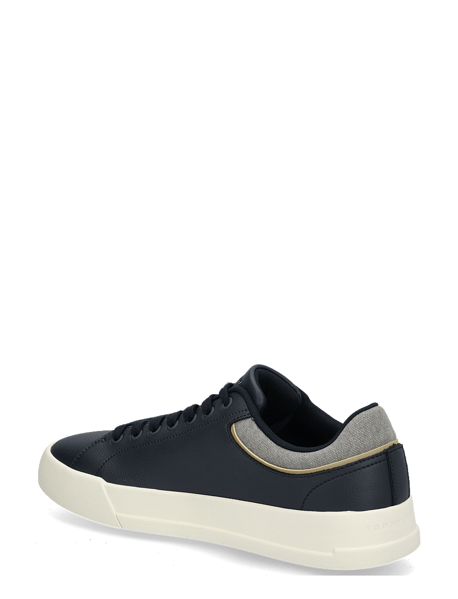Tommy Hilfiger - TH COURT CORE LTH MIX COLLAR - low-top sneaker - navy blue - 1