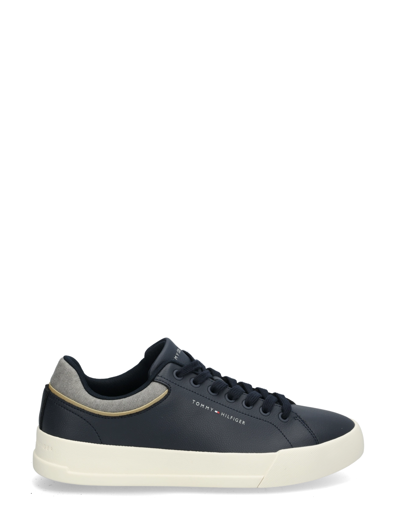 Tommy Hilfiger - TH COURT CORE LTH MIX COLLAR - low-top sneaker - navy blue - 2