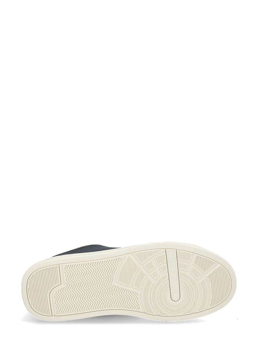 Tommy Hilfiger - TH COURT CORE LTH MIX COLLAR - low-top sneaker - navy blue - 4