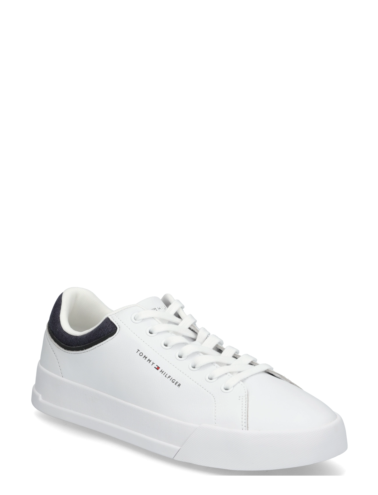 Tommy Hilfiger TH COURT CORE LTH MIX COLLAR - Osta olukorra järgi - WHITE / white