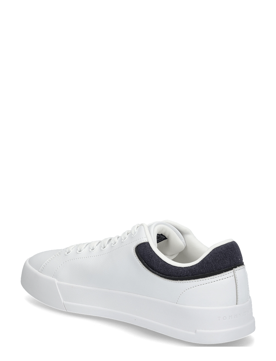 Tommy Hilfiger - TH COURT CORE LTH MIX COLLAR - low-top sneaker - white - 1