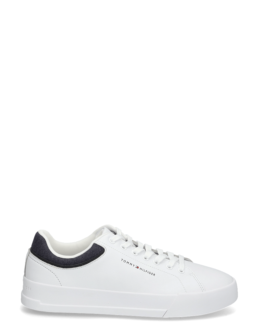 Tommy Hilfiger - TH COURT CORE LTH MIX COLLAR - low-top sneaker - white - 2