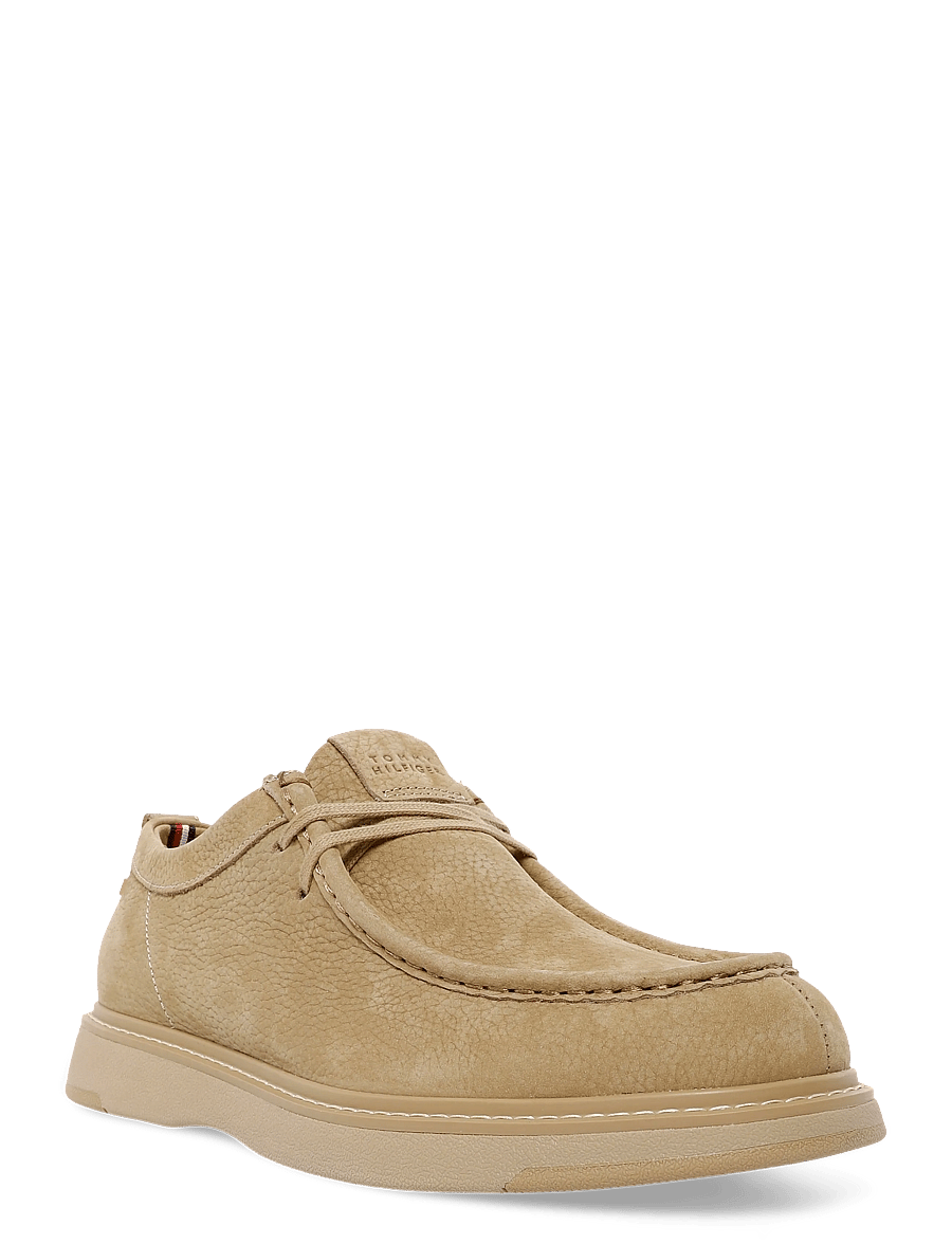Tommy Hilfiger - COMFORT NUBUCK MOC TOE SHOE - moc-toes - safari canvas - 0
