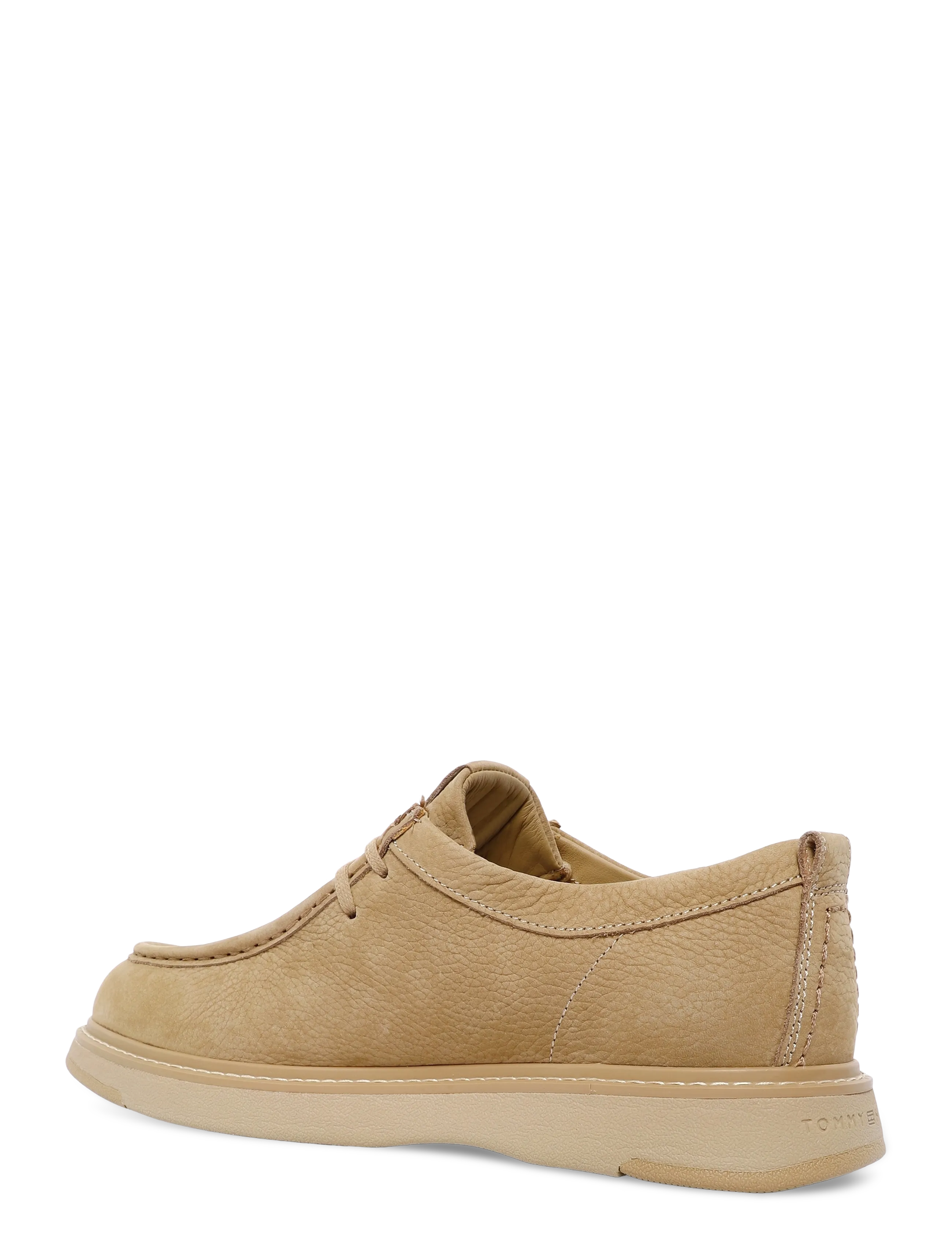 Tommy Hilfiger - COMFORT NUBUCK MOC TOE SHOE - moc-toes - safari canvas - 1