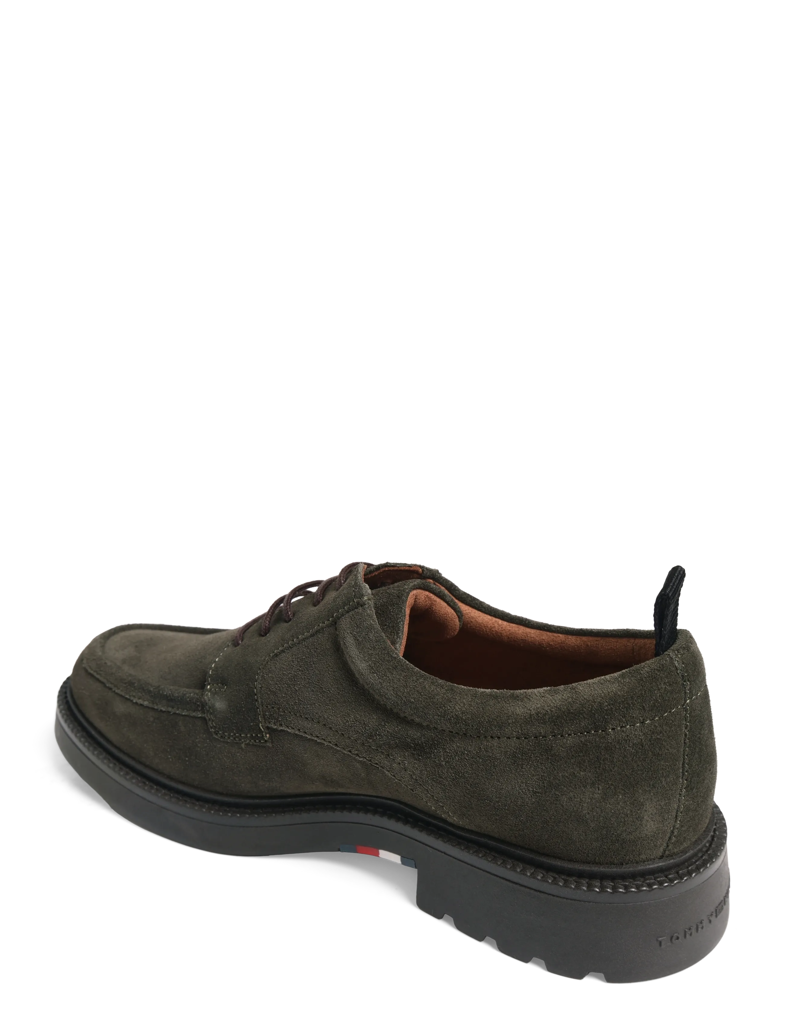 Tommy Hilfiger - CORPORATE CASUAL SDE DECK SHOE - moc toe skor - platinum olive - 1